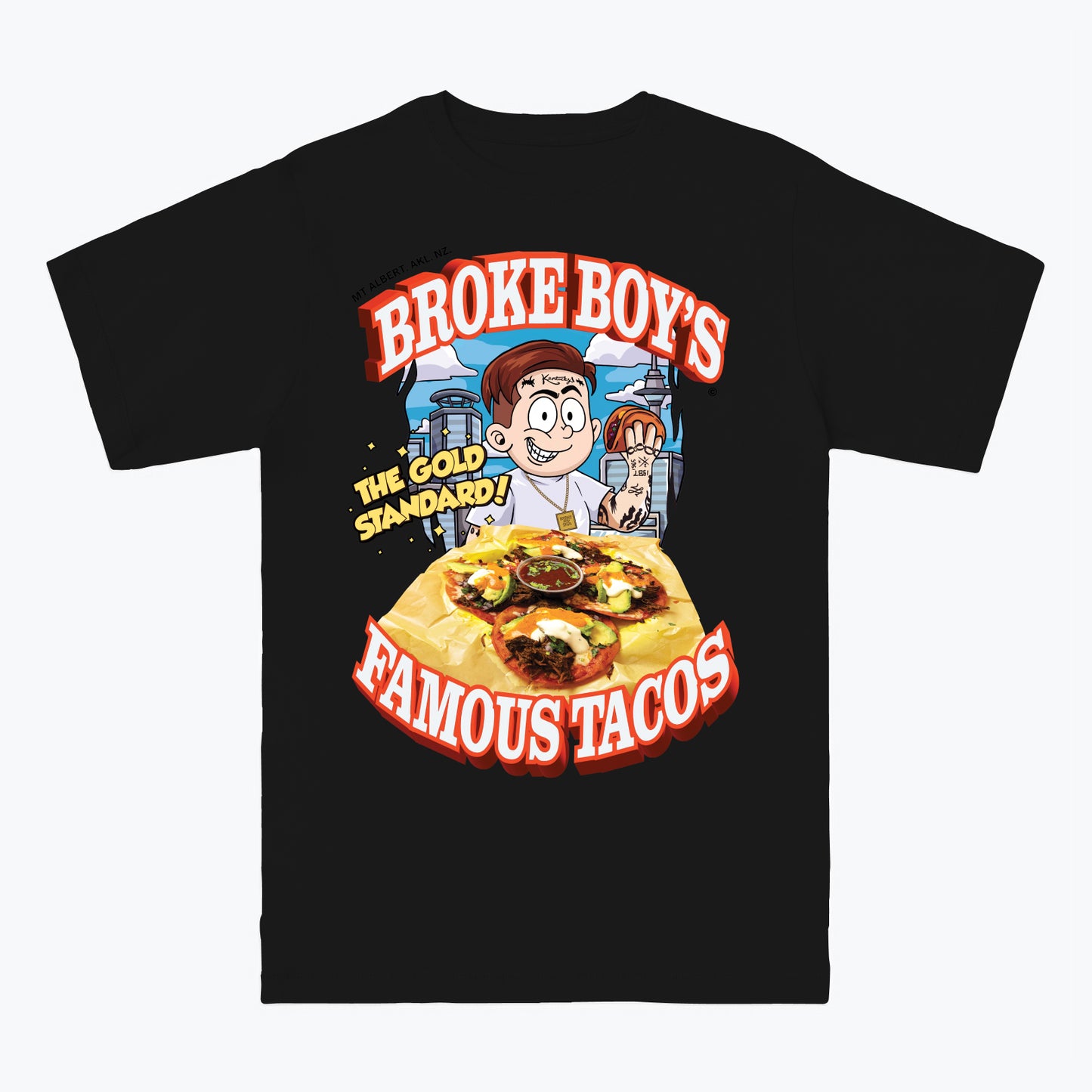 BROKE BOY'S FAMOUS TACOS SHIRT