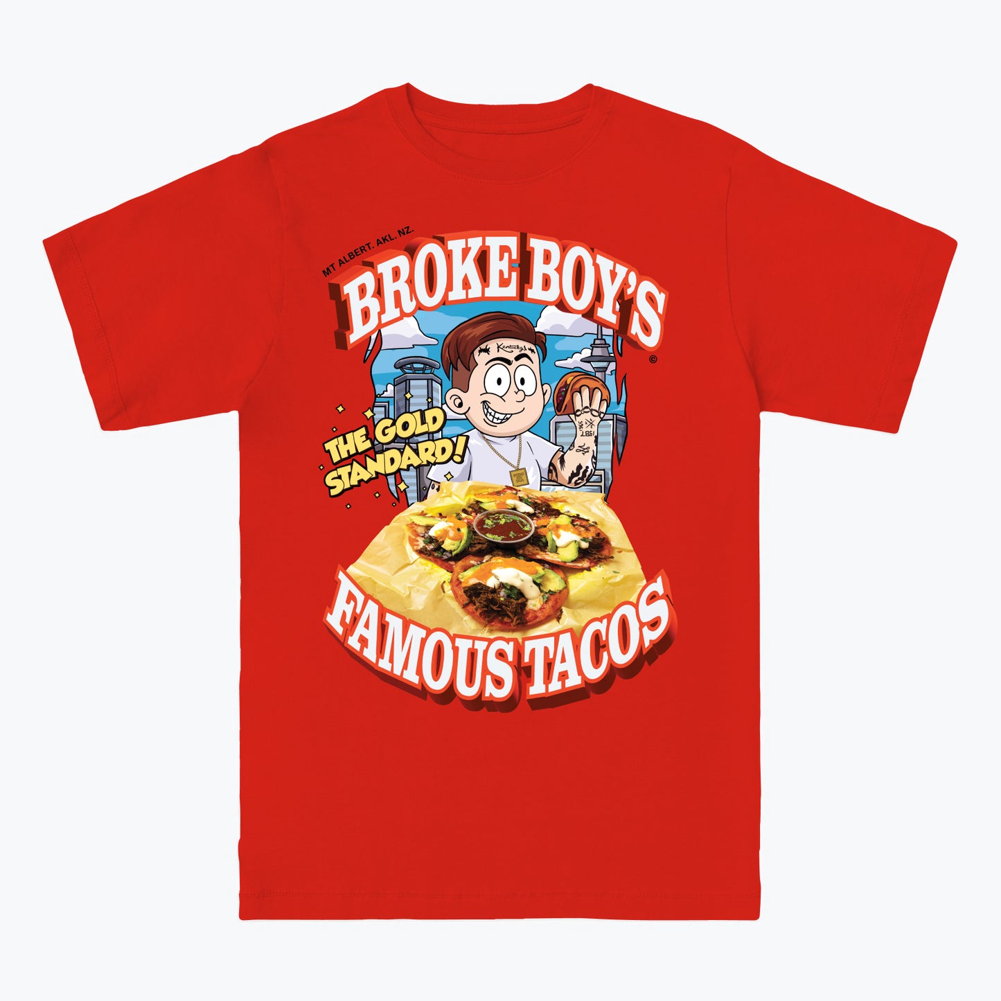 BROKE BOY'S FAMOUS TACOS SHIRT