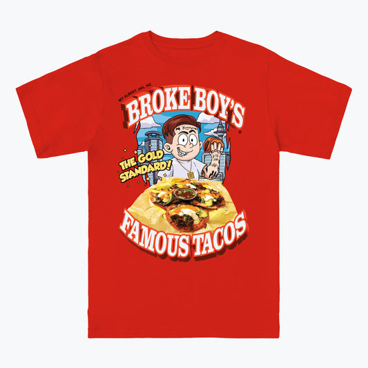 BROKE BOY'S FAMOUS TACOS SHIRT